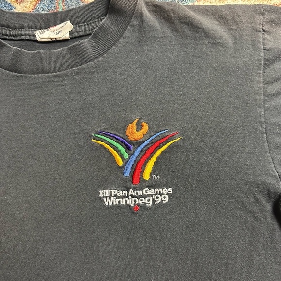Vintage Pan Am Games Winnipeg Logo T-shirt Medium - Picture 4 of 4